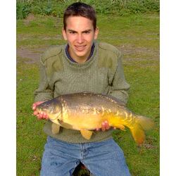 Byron Mann with his 11lb 8oz Carp from the Top Lake