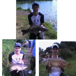 Scott Woodgate with some of the fish from his session