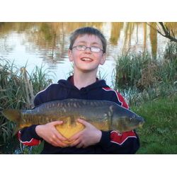 Matthew Applin with a lovely 15lb 8oz Carp from the Pleasure Lake