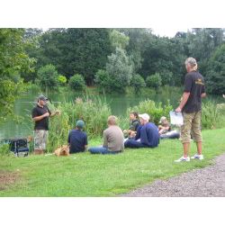 06.08.08 Training Day Group on the bank