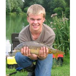 06.08.08 Training Day Jonny Wade with carp 2