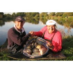2009 Oct Ian and Bob Nudd fishing at our lakes in norfolk N