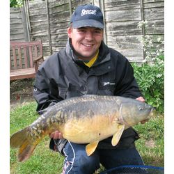 Paul Gardiner caught this 20lb+ mirror on the pleasure lake.